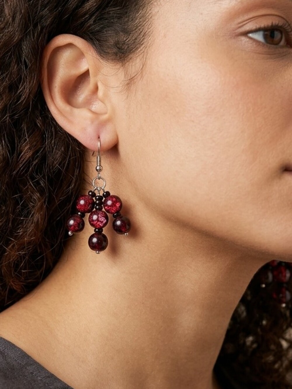 Handcrafted One Of A Kind Dangle Earrings